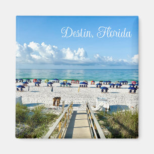 Destin Florida  Strandfotografie Souvenir Magneet