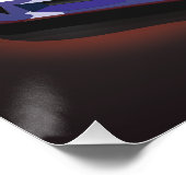 Destin Florida USA affiche de voiture de sport. (Coin)