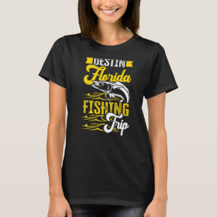 Destin Florida Vist visactie voor vissers T-shirt