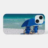 Destin Floride Chaises Et Parasol Coque iPhone (Verso Horizontal)