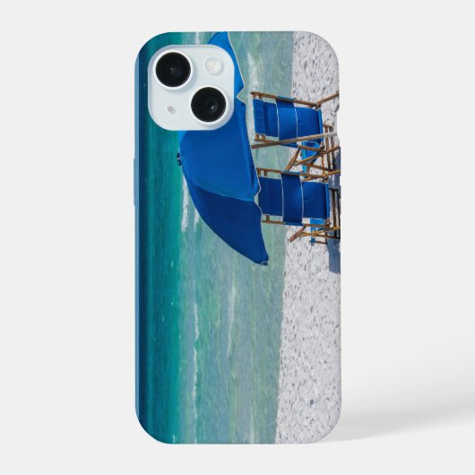 Destin Floride Chaises Et Parasol Coque iPhone (Verso)