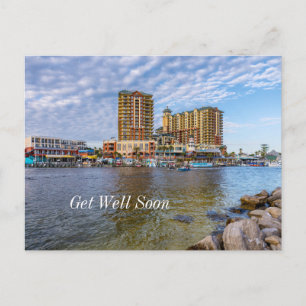 Destin Harbor Boardwalk Beterschap Ansichtkaart Briefkaart