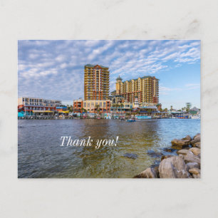Destin Harbor Boardwalk Dank je Postkaart