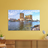 Destin Harbour Boardwalk Canvas Afdruk (Insitu (Woonkamer))