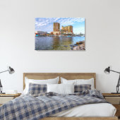 Destin Harbour Boardwalk Canvas Afdruk (Insitu (Slaapkamer))