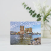 Destin Harbour Boardwalk Penser À Vous Carte Posta (Debout devant)