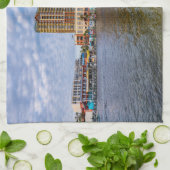 Destin Harbour Boardwalk Serviette de cuisine (Plié)