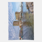 Destin Harbour Boardwalk Serviette de cuisine (Vertical)
