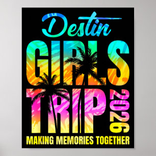 Destin Meisjesreis 2026 Vakantie Weekend Matching Poster