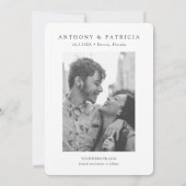 Destin Wedding Florida Save the Date Kaart (Achterkant)