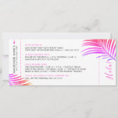 Destination Anniversaire Carte d'embarquement Enre (Dos)