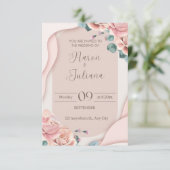 Destination Beach Wedding Invitation (Debout devant)