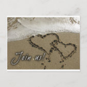 Destination bruiloft! uitnodiging briefkaart (Voorkant)