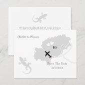 Destination de mariage Ibiza Save The Date (Devant / Derrière)