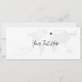 Destination Faire-part de mariage (Dos)