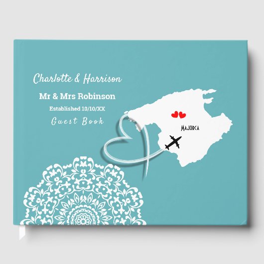 Destination Majorca Spain Wedding Gastenboek (Voorkant)