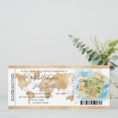 Destination Mariage Carte d'embarquement Espagne (Debout devant)