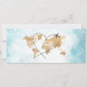 Destination Mariage Carte d'embarquement Plan Trop (Dos)