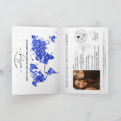 Destination Mariage Passeport Carte du monde St Th (Intérieur)
