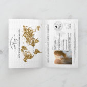 Destination Mariage Passeport Carte du monde St Th (Intérieur)