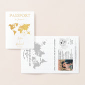 Destination mariage Passport Carte du monde JAMAIC (Affichage)