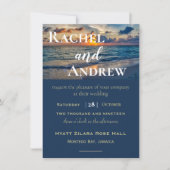 Destination Mariage Sunny Skies Faire-part de mari (Devant)