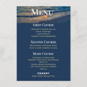 Destination Mariage Sunny Skies Menu Mariage (Devant)