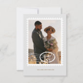 Destination Mariage thème Voyage Merci photo (Devant)