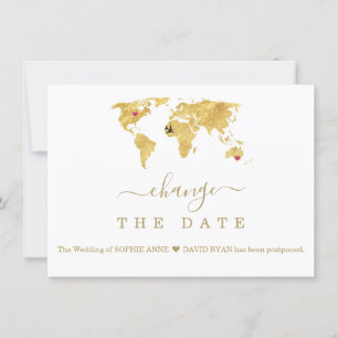 Destination Monde d'Or Carte du Monde Mariage Chan