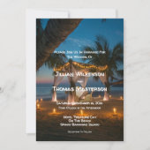 Destination Paradise - Carte Faire-part de mariage (Devant)