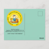 destination plaisante et ensoleillée invitation de (Dos)