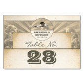 Destination tropicale carte de lieu de mariage ave (Dos)