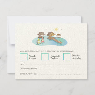 Destination Wedding Beach Windsurf Cartes RSVP