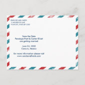 Destination Wedding | Briefkaart Opslaan datum (Achterkant)