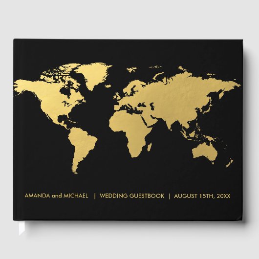 Destination Wedding Gastboek | bewerkbare kleur Gastenboek (Voorkant)