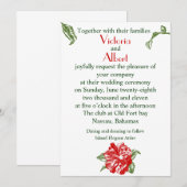 Destination Wedding Invitation (Devant / Derrière)