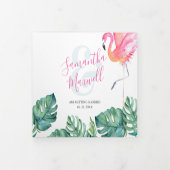 Destination Wedding Invitation Drieluik Uitnodiging (Cover)