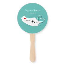 Destination Wedding Madeira Europe Hand Fan
