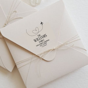 Destination Wedding Retour Adres Rubberstempel
