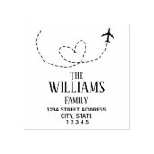 Destination Wedding Retour Adres Rubberstempel (Afrduk)