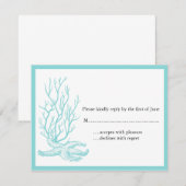 Destination Wedding RSVP Kaartje (Voorkant / Achterkant)