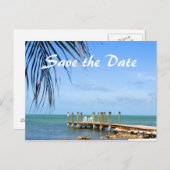 Destination Wedding save the date briefkaart (Voorkant / Achterkant)