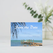 Destination Wedding save the date briefkaart (Staand voorkant)