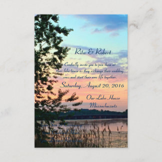 Destination Wedding Sunset Collectie Invitation Kaart