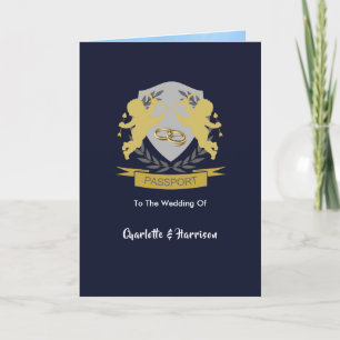 Destination Weddings Awide Photo Passport Invite