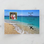 Destination Weddings Awide Photo Passport Invite (Binnen)