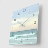 Destin's Emerald Waters Vierkante Klok (Hoek)