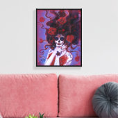 Destiny Day of the Dead poster van Renee Canvas Afdruk (Insitu (Woonkamer))