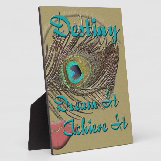 Destiny - Dream It, Achieve It - Plaque (Côté)