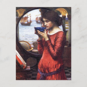 DESTINY JOHN WATERHOUSE LADY ART BRIEFKAART